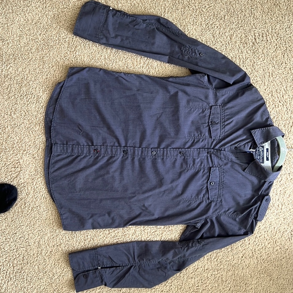 American Rag Tops American Rag Navy Blue Button Down Shirt